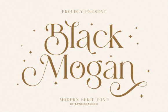 Black Mogan: A Modern Serif for Bold, Memorable Designs