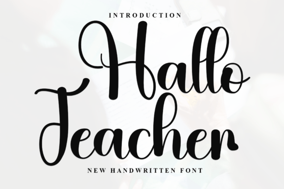 Bringing Warmth to Your Brand with Hallo Teacher Font
