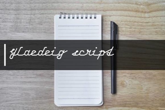 Glaedeig Script: A Modern Handwritten Font with Classic Soul