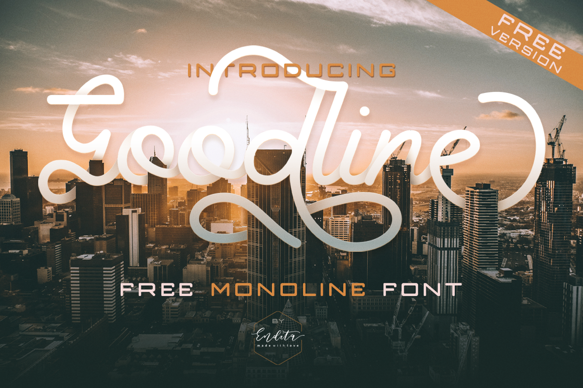 Goodline Font: A Modern Monoline for Clean Headlines