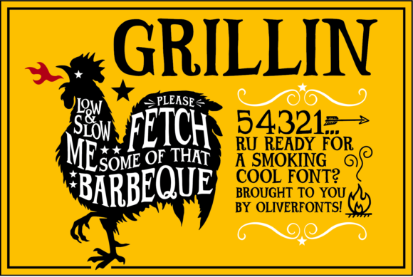 Grillin: Igniting Creativity with a Fun, Powerful Display Font