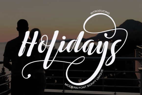 Holidays: The Freestyle Script Font for Creative Projects