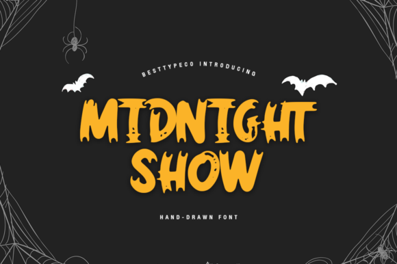Midnight Show: A Handwritten Font for Designs That Demand Attention