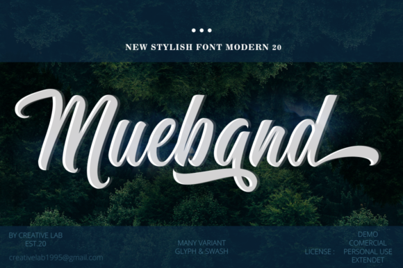 Mueband: The Magical Handwritten Font for Elegant Design