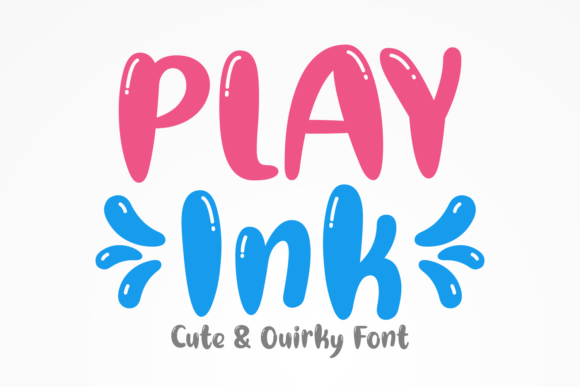Play Ink: A Bubbly Font for Authentic Projects