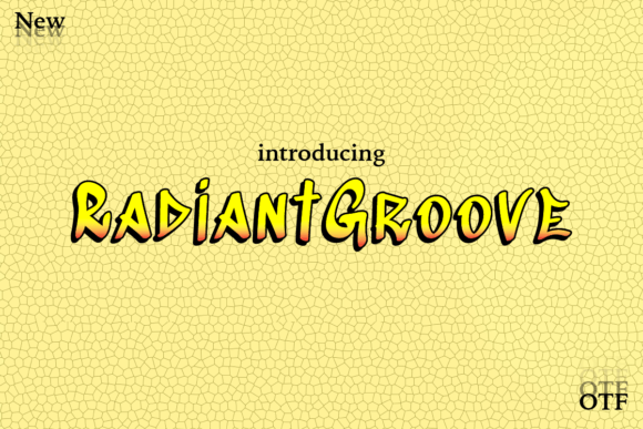 Radiant Groove Font: A Display Typeface with Energy