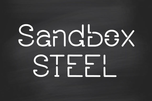 Sandbox Steel: A Display Font for Modern Design
