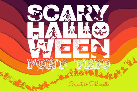 Scary Halloween Trio: A Font Bundle for Bold Creations