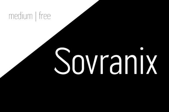 Sovranix Medium: The Modern Typeface for Bold Statements