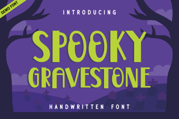 Spooky Gravestone Demo Font: A Chiseled Personality for Halloween Projects