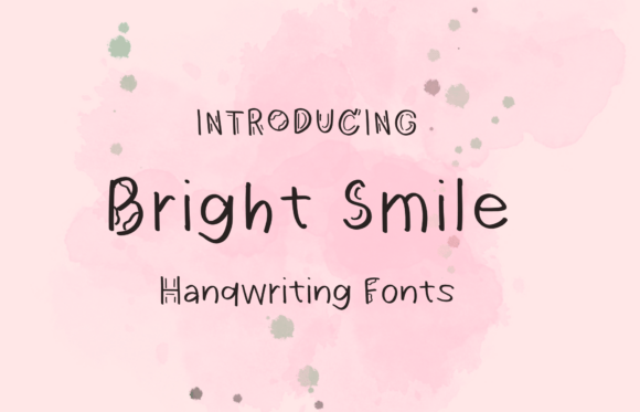 Spread Joy with the Bright Smile Funny Handwriting Font
