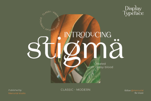 Stigma Font: A Modern Display Typeface for Bold Branding