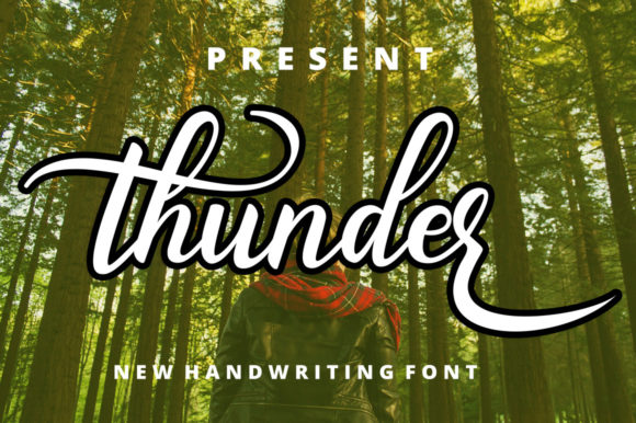Thunder: A Modern Handwritten Font for Dynamic Designs