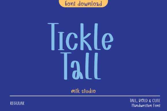TickleTall Font: A Breath of Fresh Air in Digital Design