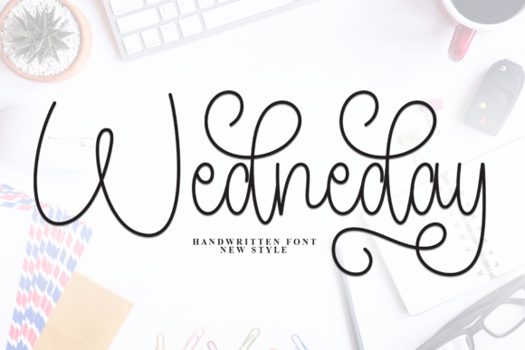 Wedneday Font: Crafting Elegance with Handwritten Charm